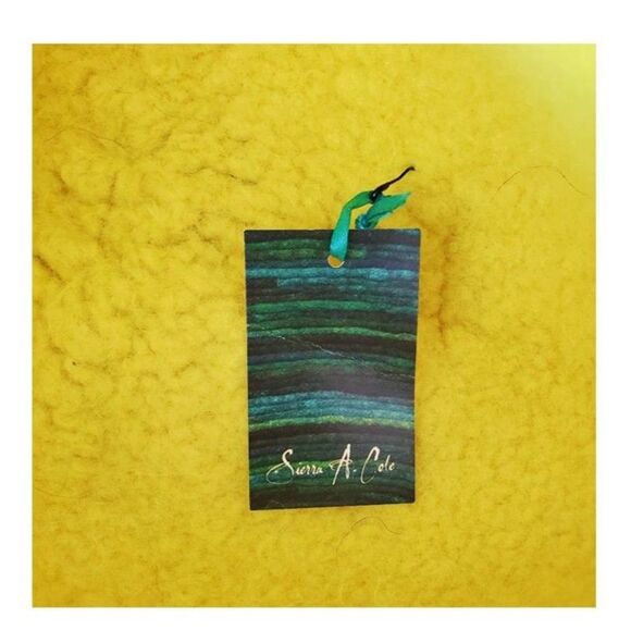 NWT Sierra A Cole Artisan Felted Wool Mohair Cloche/Bucket Hat Sz 22" Hand-Knit - Picture 2 of 5